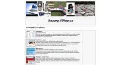 Desktop Screenshot of bazary.10top.cz
