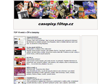 Tablet Screenshot of casopisy.10top.cz