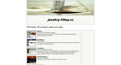 Desktop Screenshot of javahry.10top.cz